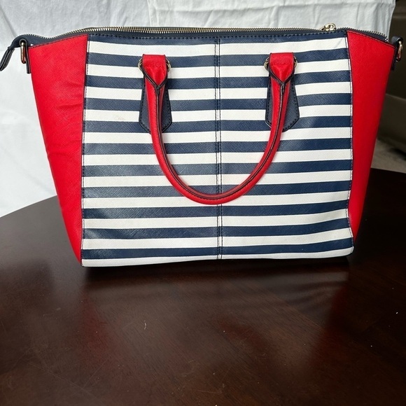 Aldo  Red, White & Blue Tote - Picture 2 of 6